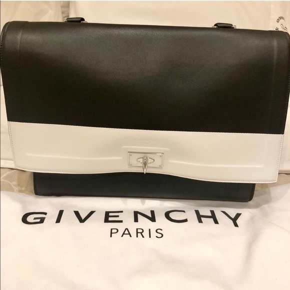 ❤️TRADED❤️ RARE Givenchy BiColor Shark Satchel - Picture 3 of 8